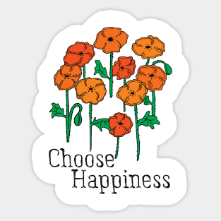 Choose Happiness Sticker